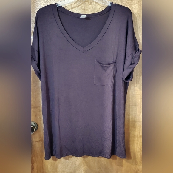 Sew In Love Tops - NWOT Size 3X Espesso Brown Stretchy Sew In Love Tee **Price Firm**